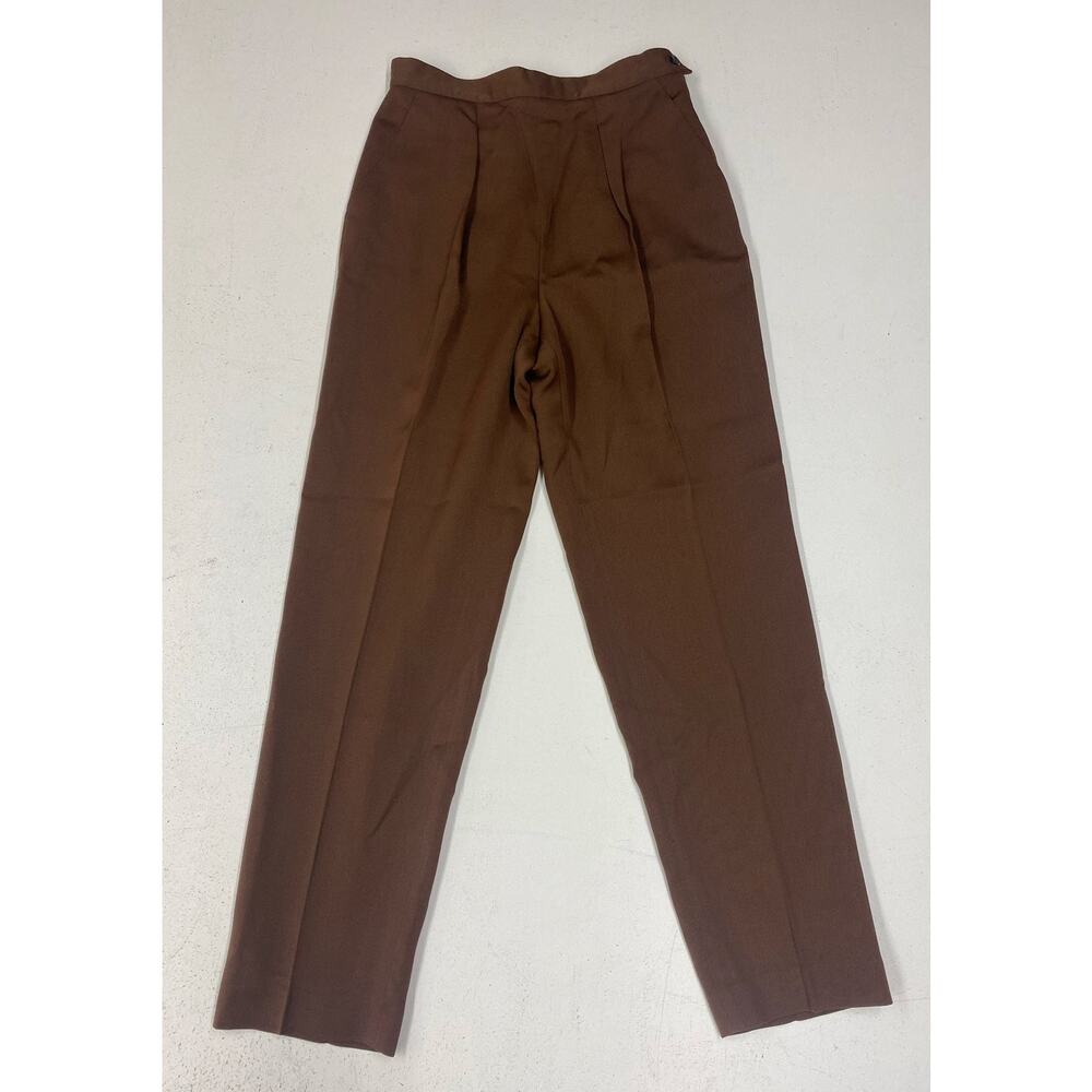 VTG Lauren Ralph Lauren equestrian 2-piece wool pleated jacket pants suit 12 - Picture 6 of 9